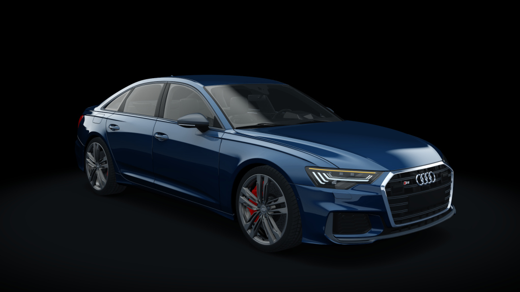 Audi S6 Sedan 2020, skin 3dark_blue