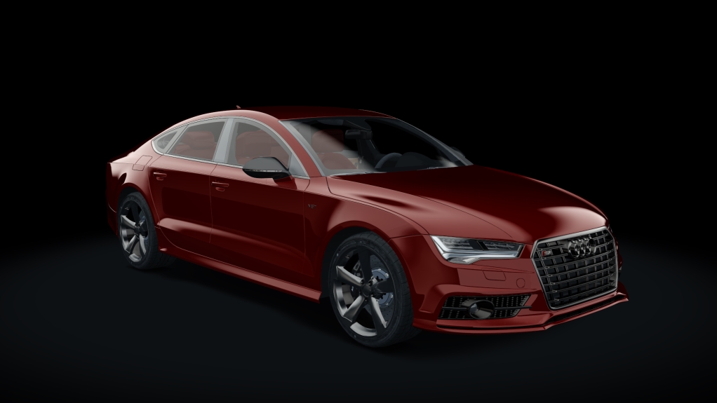 Audi S7 Sportback, skin Hellrot