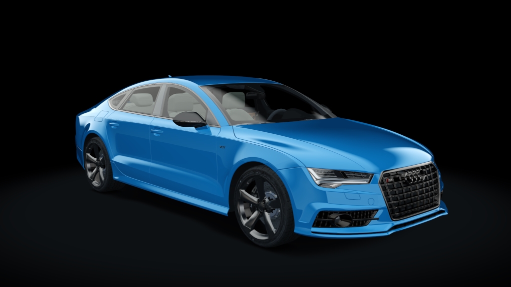 Audi S7 Sportback, skin Laguna_Seca_Blue