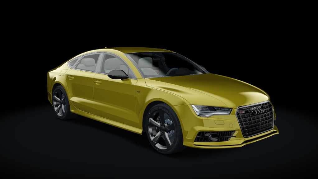 Audi S7 Sportback, skin Phoenix_Yellow