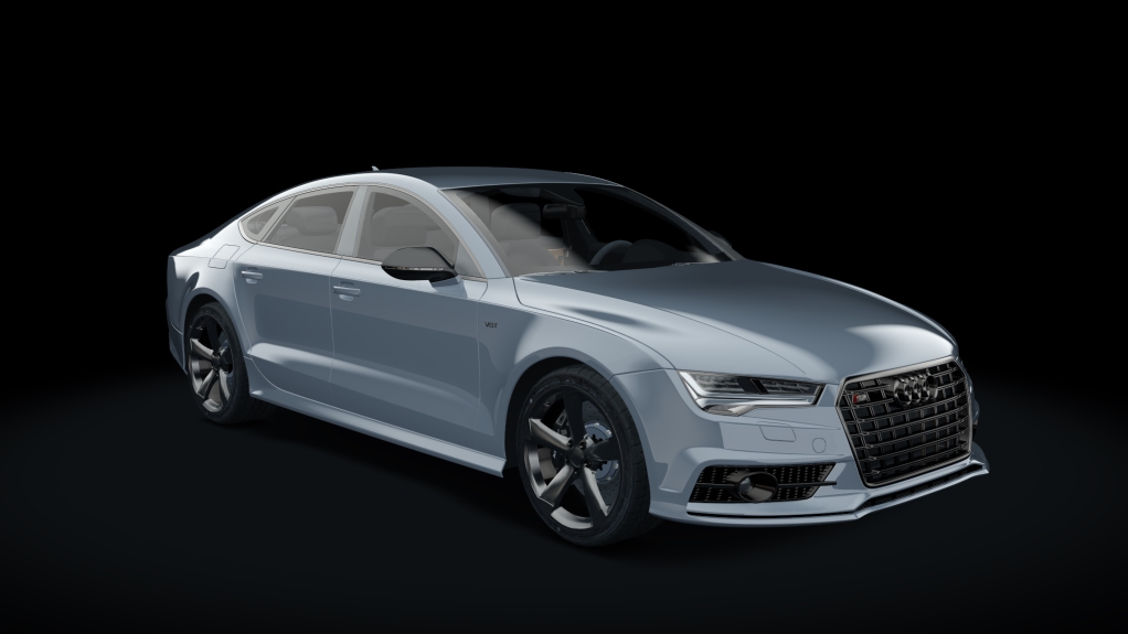 Audi S7 Sportback, skin Titanium_Silver