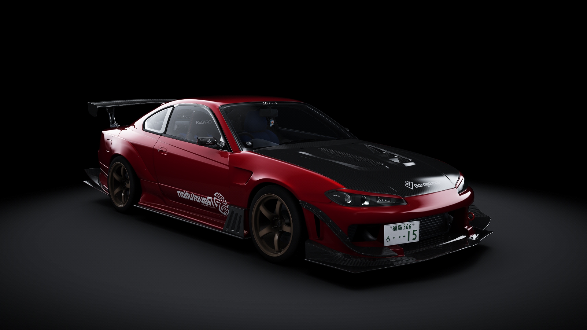 Nissan Silvia S15 Garage Mak, skin soul_red_crystal