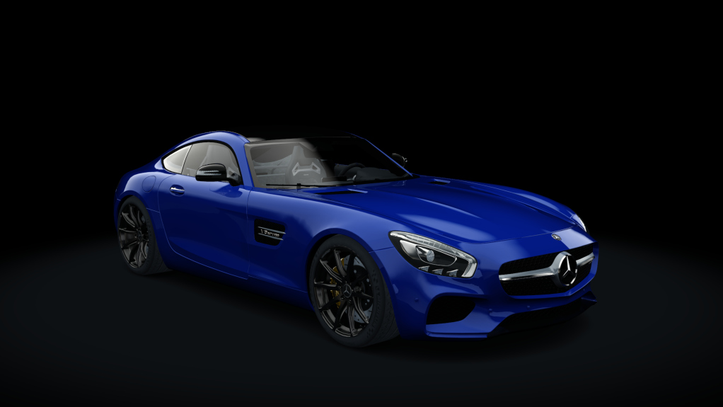 Mercedes-Benz AMG GT-S, skin brilliant_blue