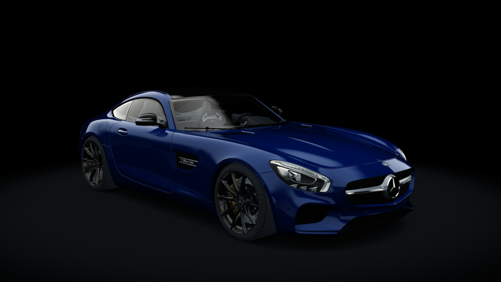 Mercedes-Benz AMG GT-S, skin cavansite_blue