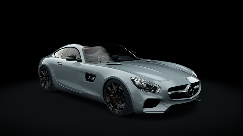 Mercedes-Benz AMG GT-S, skin hightech_silver