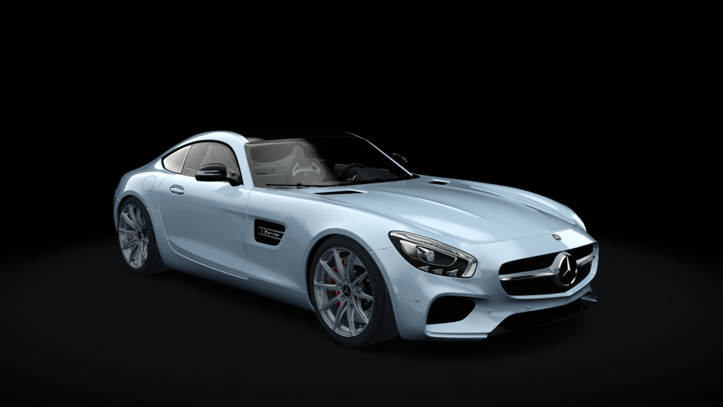 Mercedes-Benz AMG GT-S, skin iridium_silver