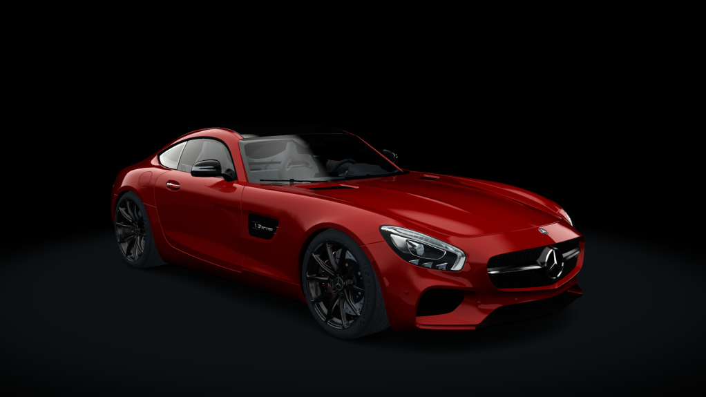 Mercedes-Benz AMG GT-S, skin mars_red