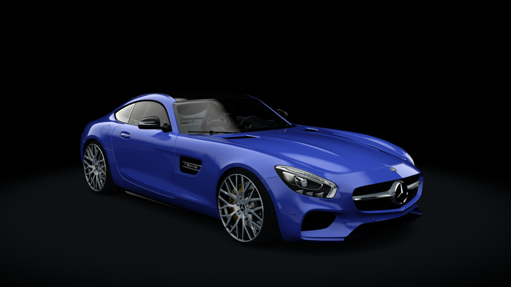 Mercedes-Benz AMG GT-S - S1, skin cavansite_blue