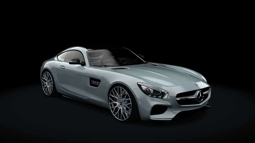 Mercedes-Benz AMG GT-S - S1, skin hightech_silver