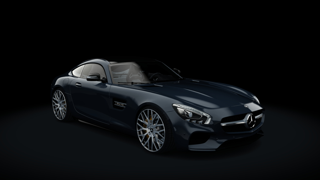 Mercedes-Benz AMG GT-S - S1, skin obsidian_black