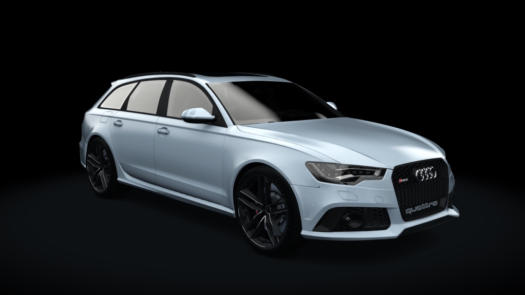 Audi RS6 Avant, skin floret_silver