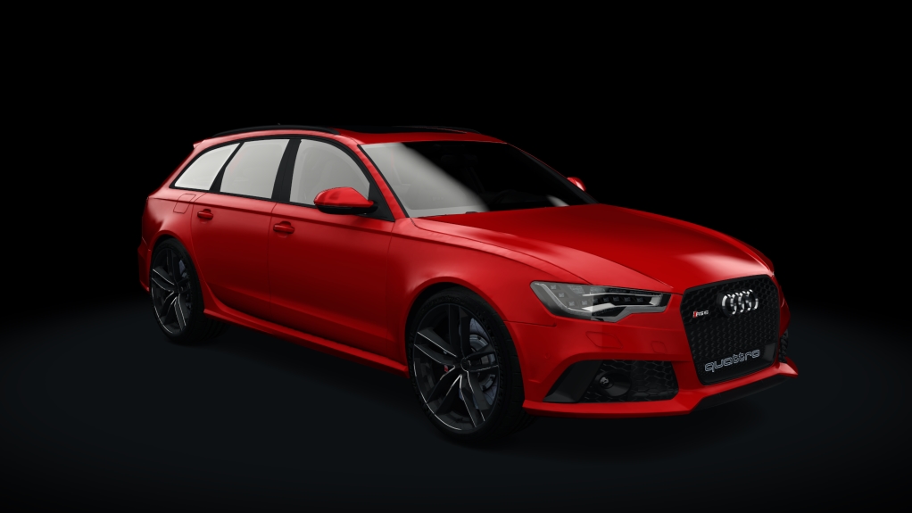 Audi RS6 Avant, skin misano_red