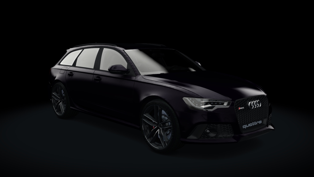 Audi RS6 Avant, skin panther_black