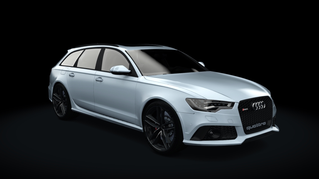 Audi RS6 Avant, skin prism_silver