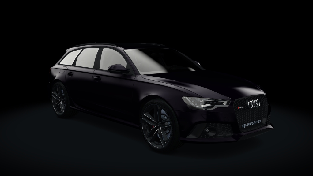 Audi RS6 Avant Performance, skin panther_black