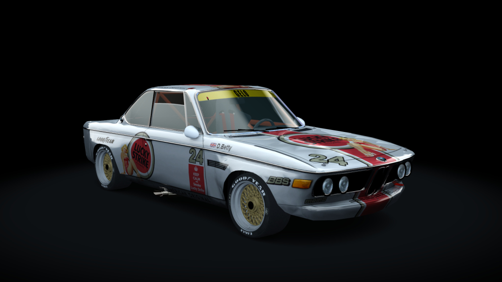 BMW 2800 CS, skin 24_Lucky_Strike