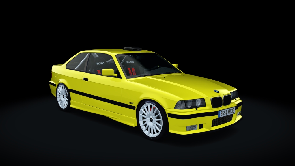 BMW 325i E36 Rally Evo, skin yellow