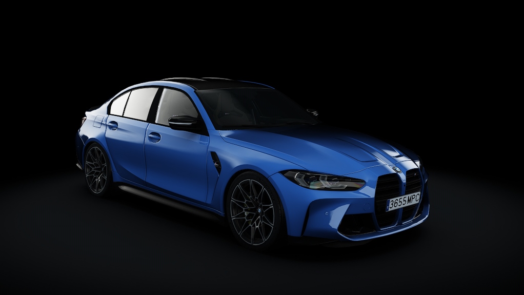 BMW M3 G80 Competiton, skin 01_Laguna_Seca_Blue