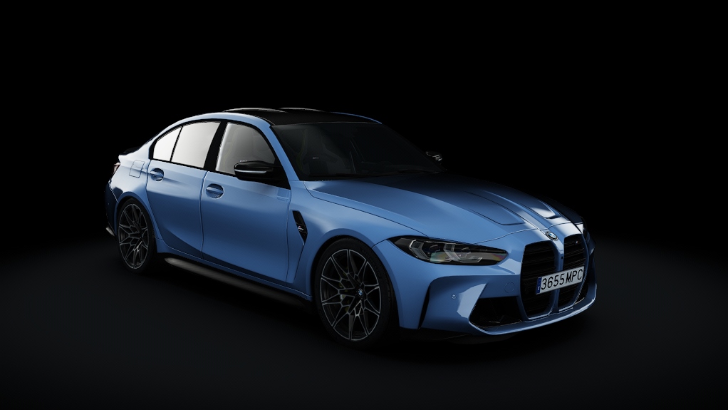 BMW M3 G80 Competiton, skin 05_Portimao_Blue_Metallic