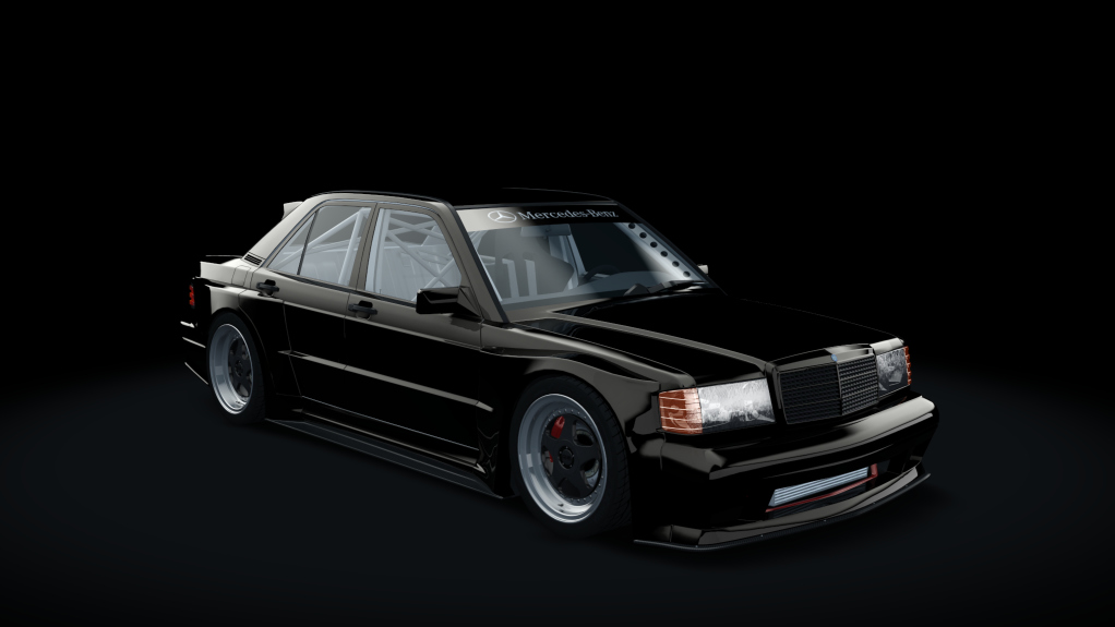 BNB Mercedes 190E, skin black