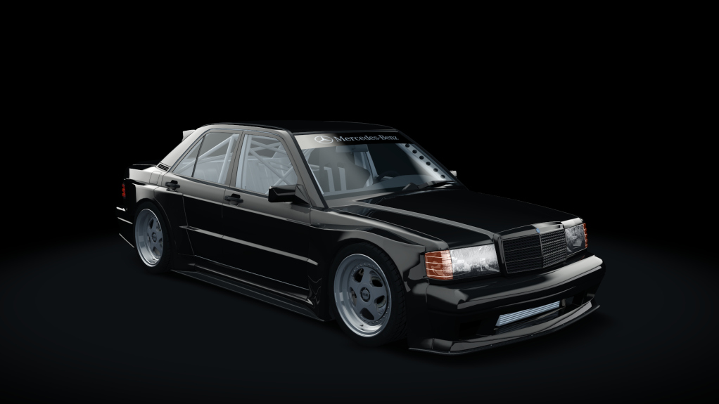 BNB Mercedes 190E, skin black2