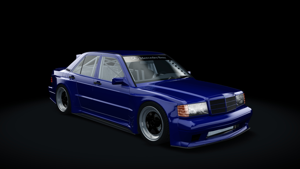 BNB Mercedes 190E, skin blue