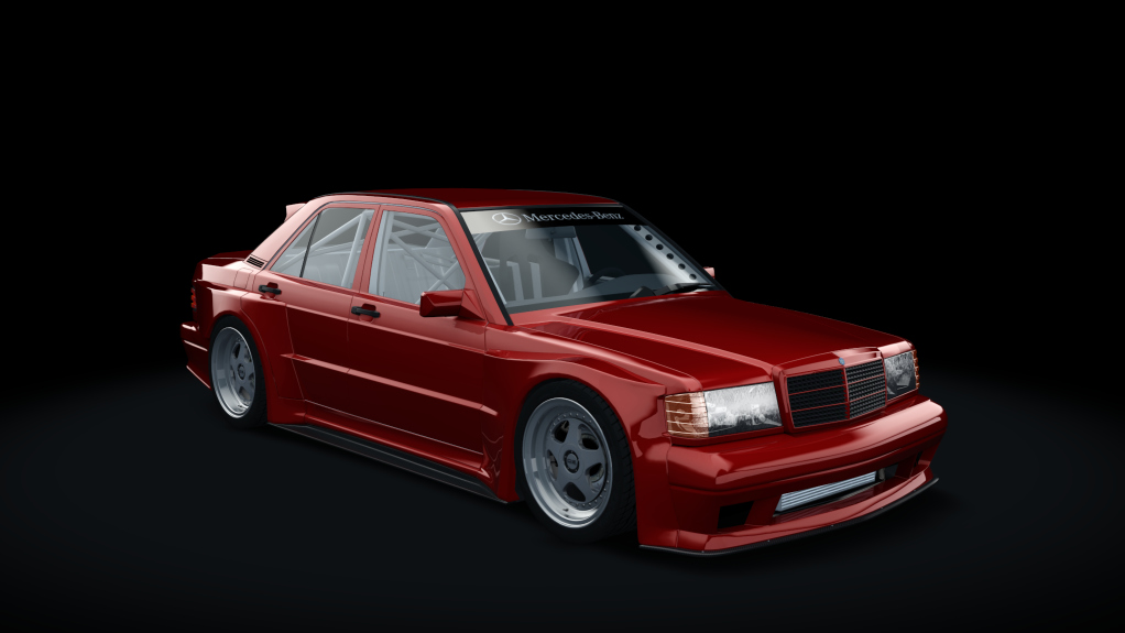 BNB Mercedes 190E, skin red