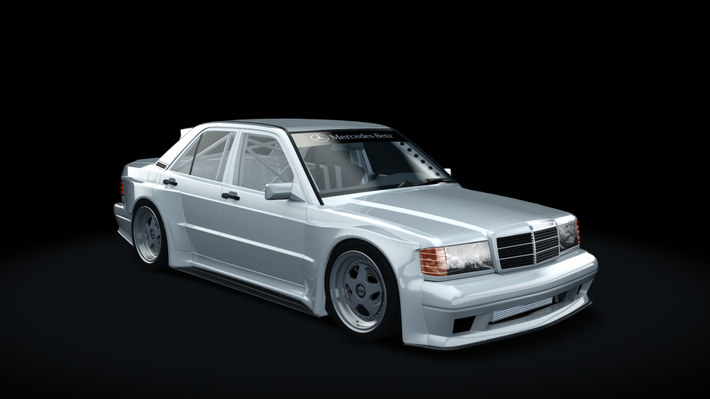 BNB Mercedes 190E, skin white