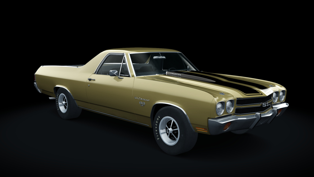 Chevrolet El Camino SS 454, skin Autumn Gold Metallic