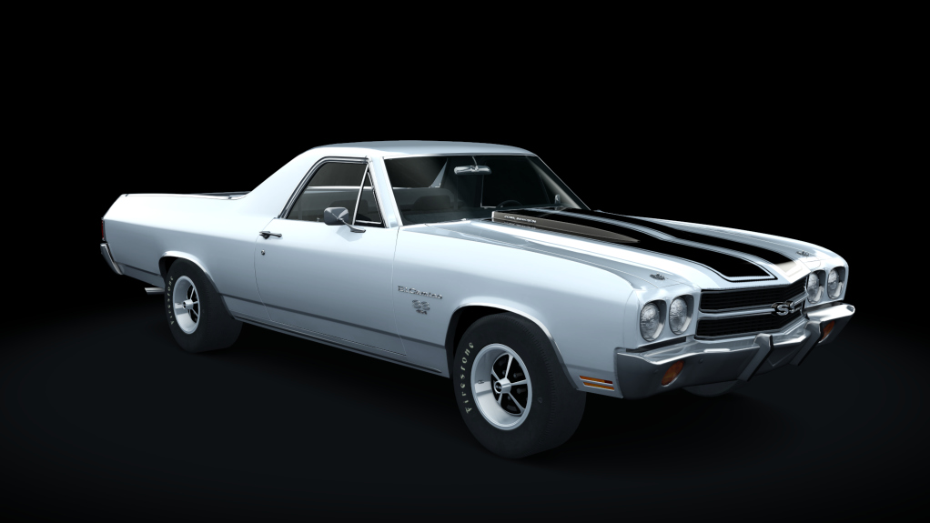 Chevrolet El Camino SS 454, skin Classic White