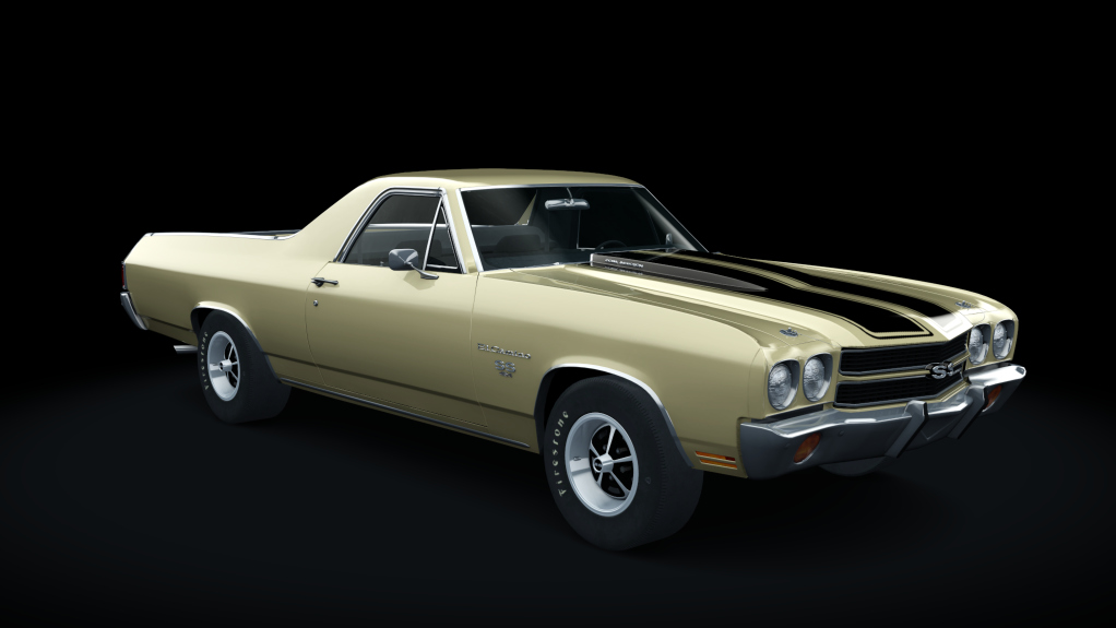 Chevrolet El Camino SS 454, skin Desert Sand Metallic