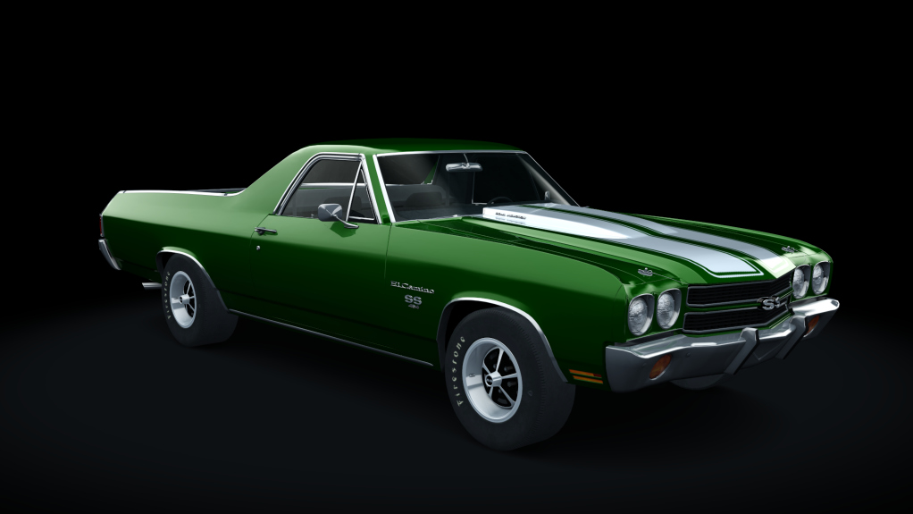 Chevrolet El Camino SS 454, skin Forest Green