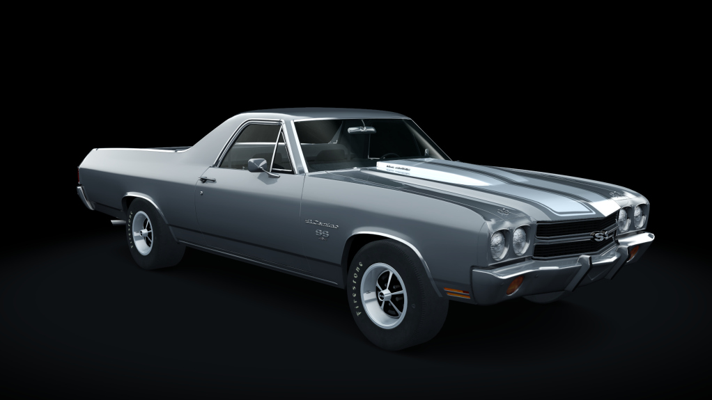 Chevrolet El Camino SS 454, skin Shadow Grey Metallic