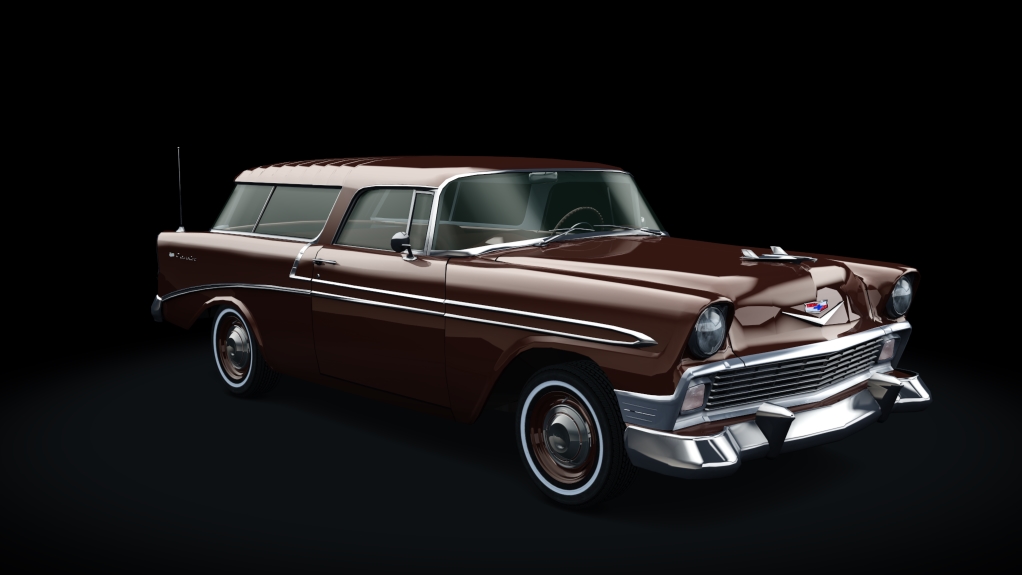 Chevrolet Bel Air Nomad 1956, skin aztec_copper