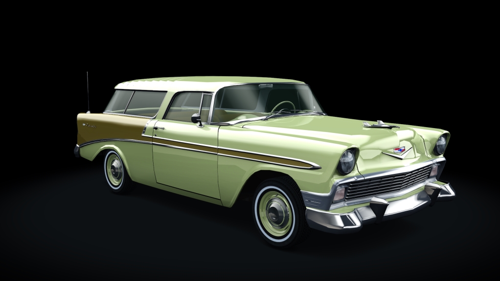 Chevrolet Bel Air Nomad 1956, skin calypso_cream