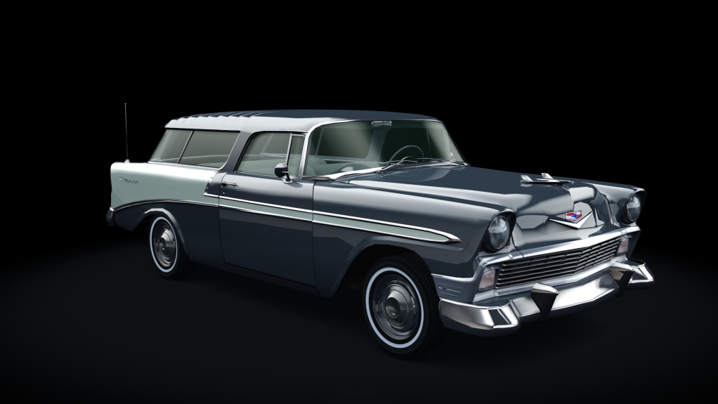 Chevrolet Bel Air Nomad 1956, skin dawn_gray