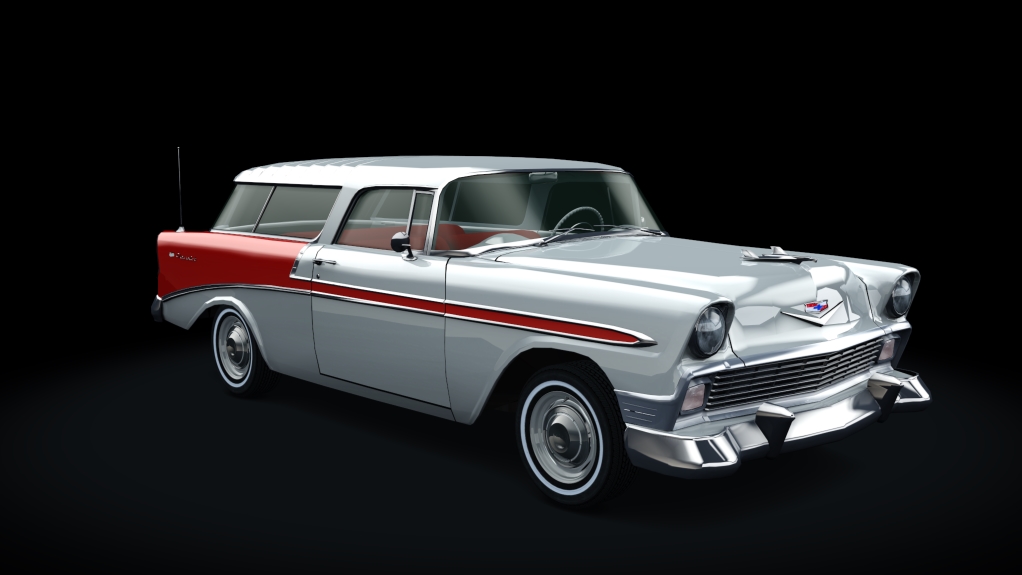 Chevrolet Bel Air Nomad 1956, skin dune_beige