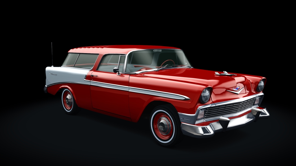 Chevrolet Bel Air Nomad 1956, skin matador_red