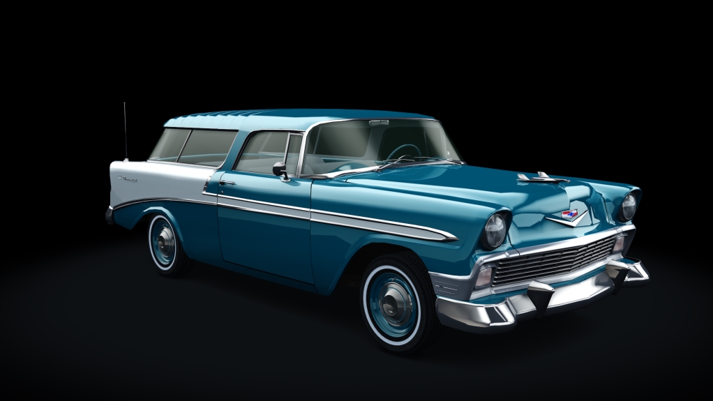 Chevrolet Bel Air Nomad 1956, skin twilight_turquoise