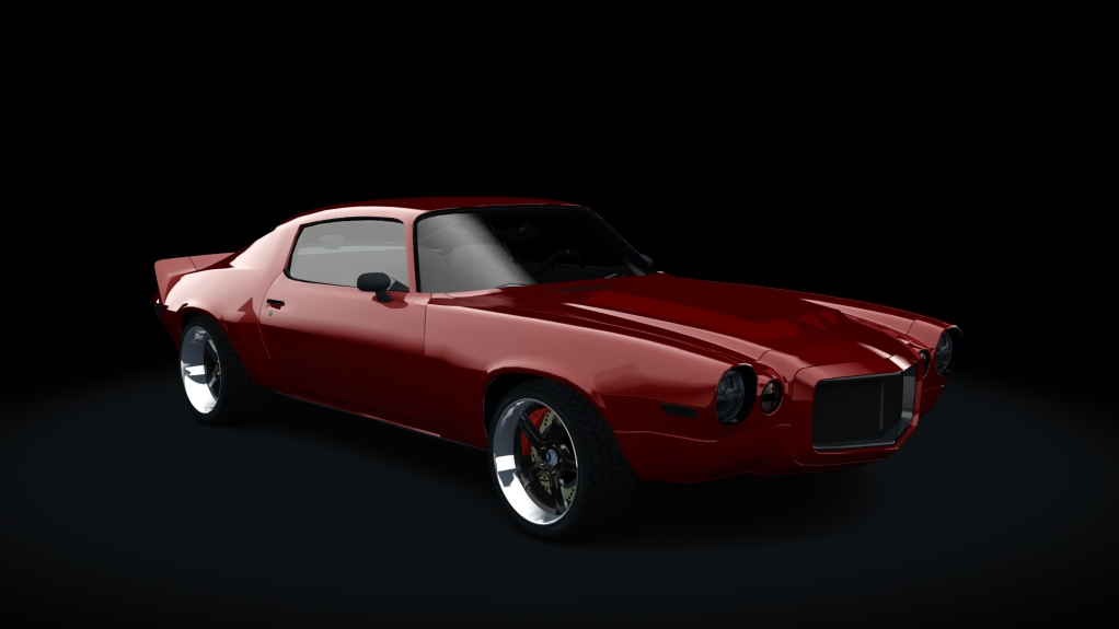 Chevrolet Camaro Z/28 72 Street Tuned, skin red