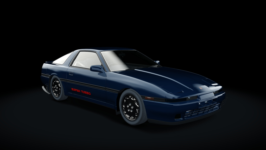 Toyota Supra JZA70 "Stock", skin Dark Blue Metallic