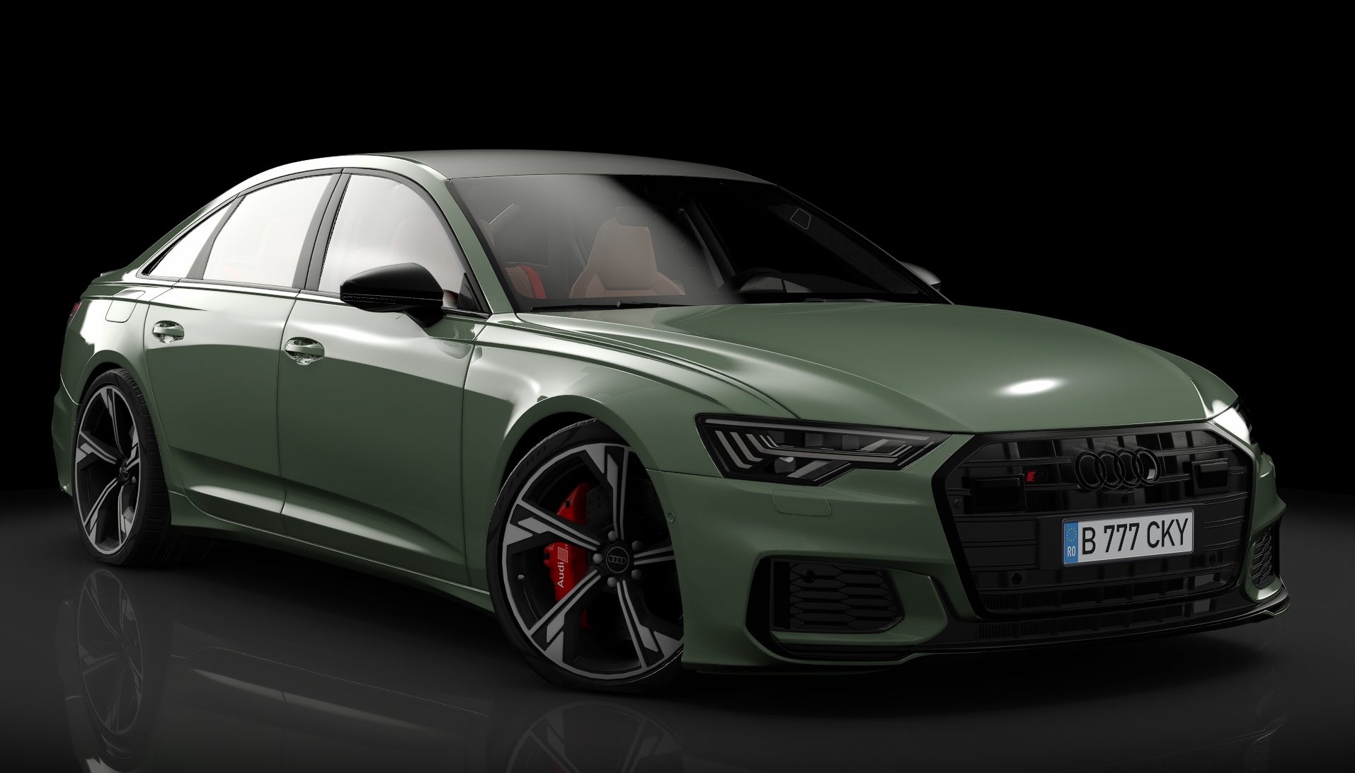 Audi S6 2022 (C8 / 3.0 TDI V6), skin 02_Sonoma_Green