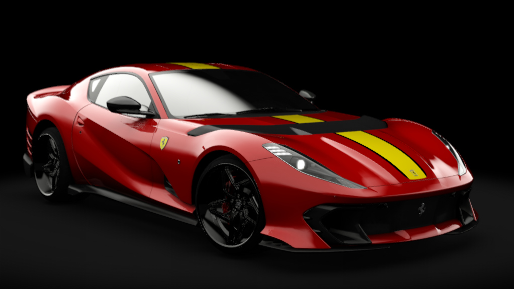 Ferrari 812 Competizione 2023 //635 Racing, skin 01_rosso_corsa