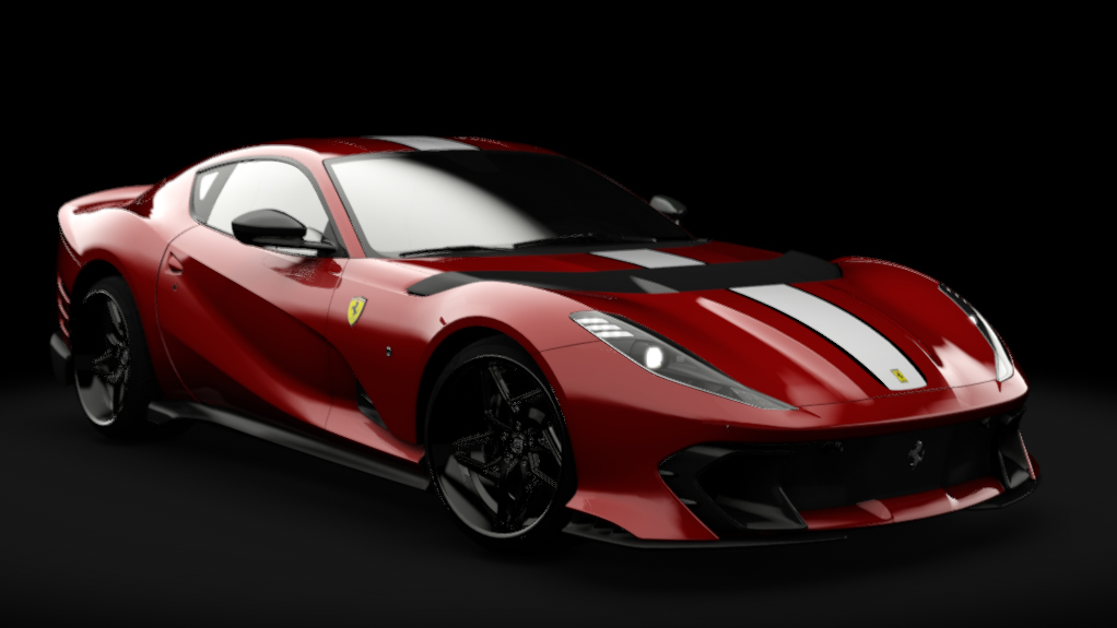 Ferrari 812 Competizione 2023 //635 Racing, skin 02_rosso_mugello