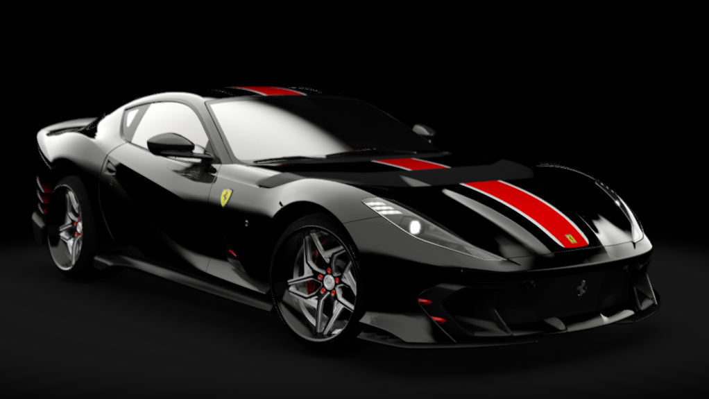 Ferrari 812 Competizione 2023 //635 Racing, skin 05_nero_ds_1250