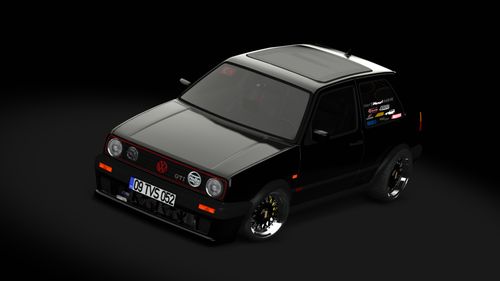 Volkswagen Golf II GTI 16V '90, skin Black