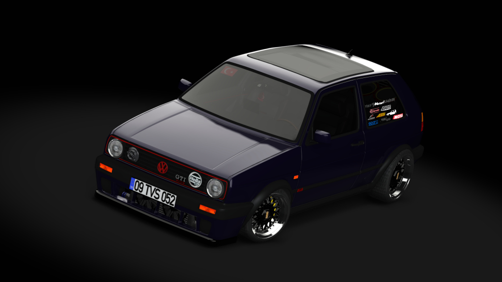 Volkswagen Golf II GTI 16V '90, skin Dark_Burgundy