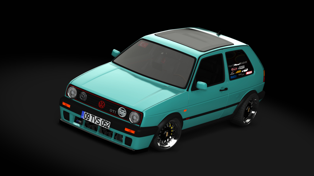 Volkswagen Golf II GTI 16V '90, skin Montanna_Metallic