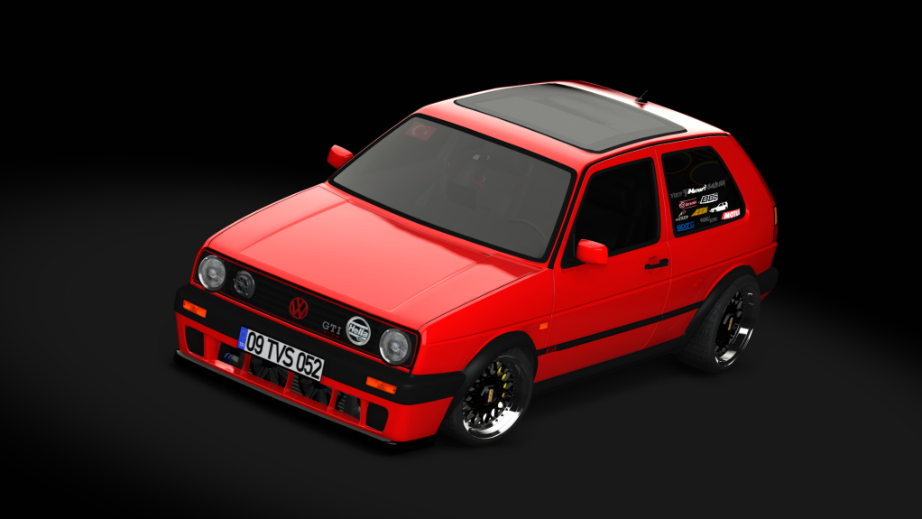 Volkswagen Golf II GTI 16V '90, skin Tornado_Red