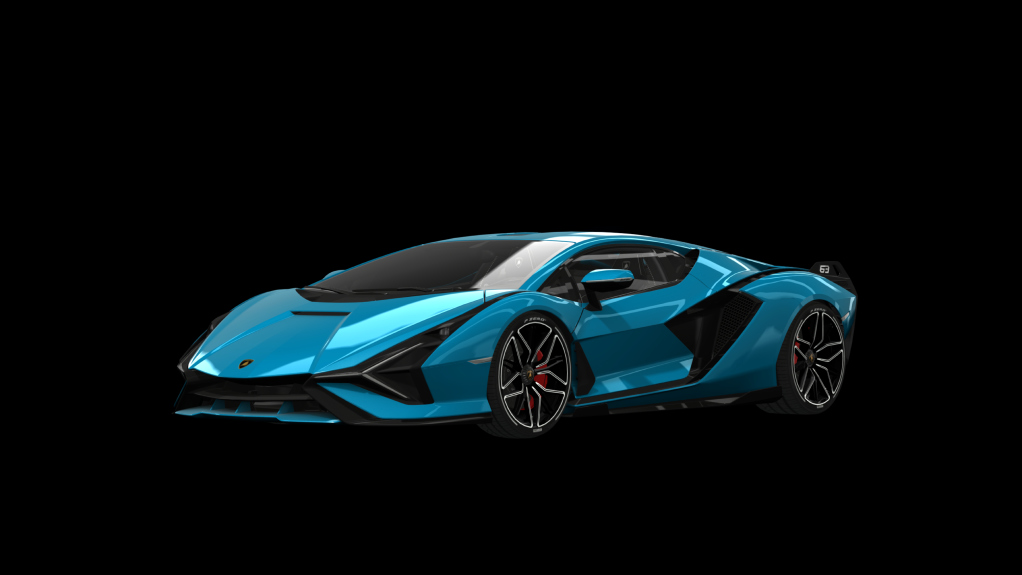 Lamborghini Sián FKP 37, skin Blu Uranus